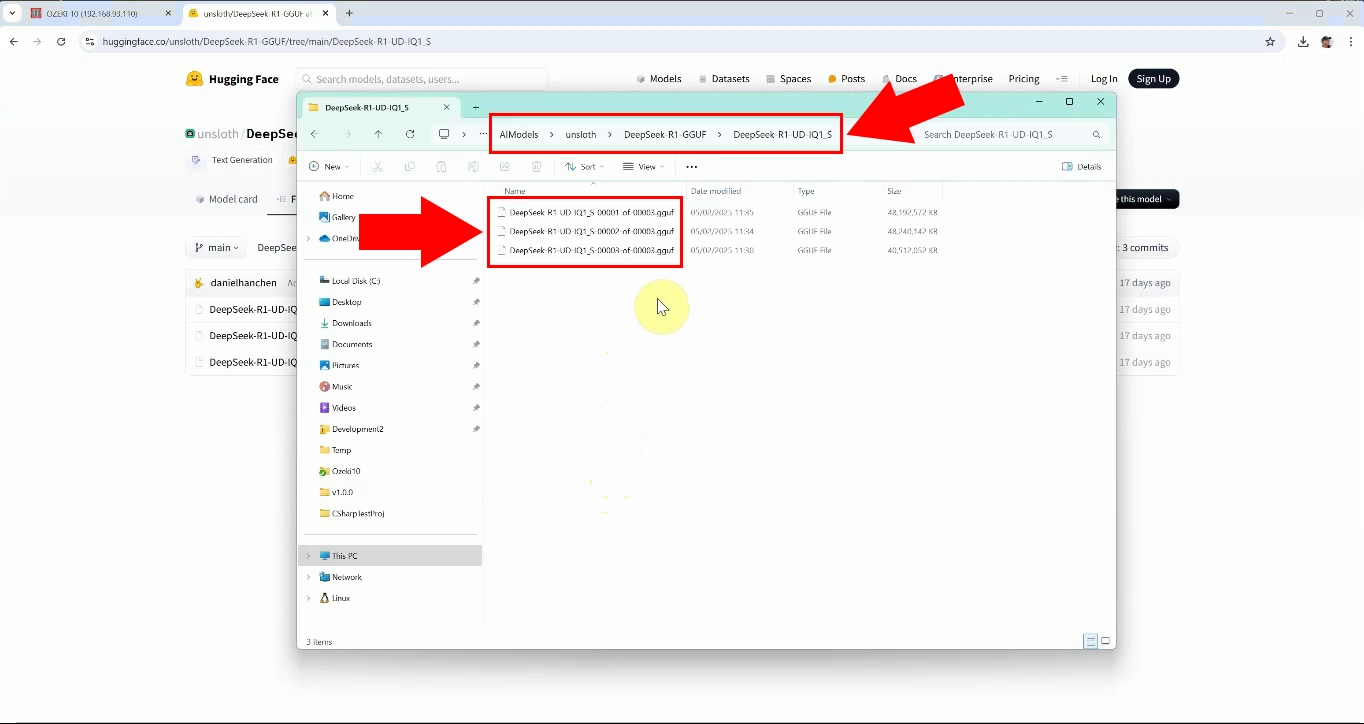 Paste model file into AIModels folder