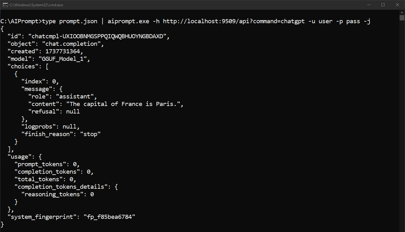 Read JSON prompt from file with HTTP User Authentication