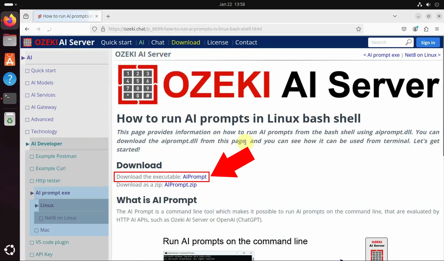 Download AIPrompt from the website